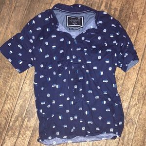 button up t shirt